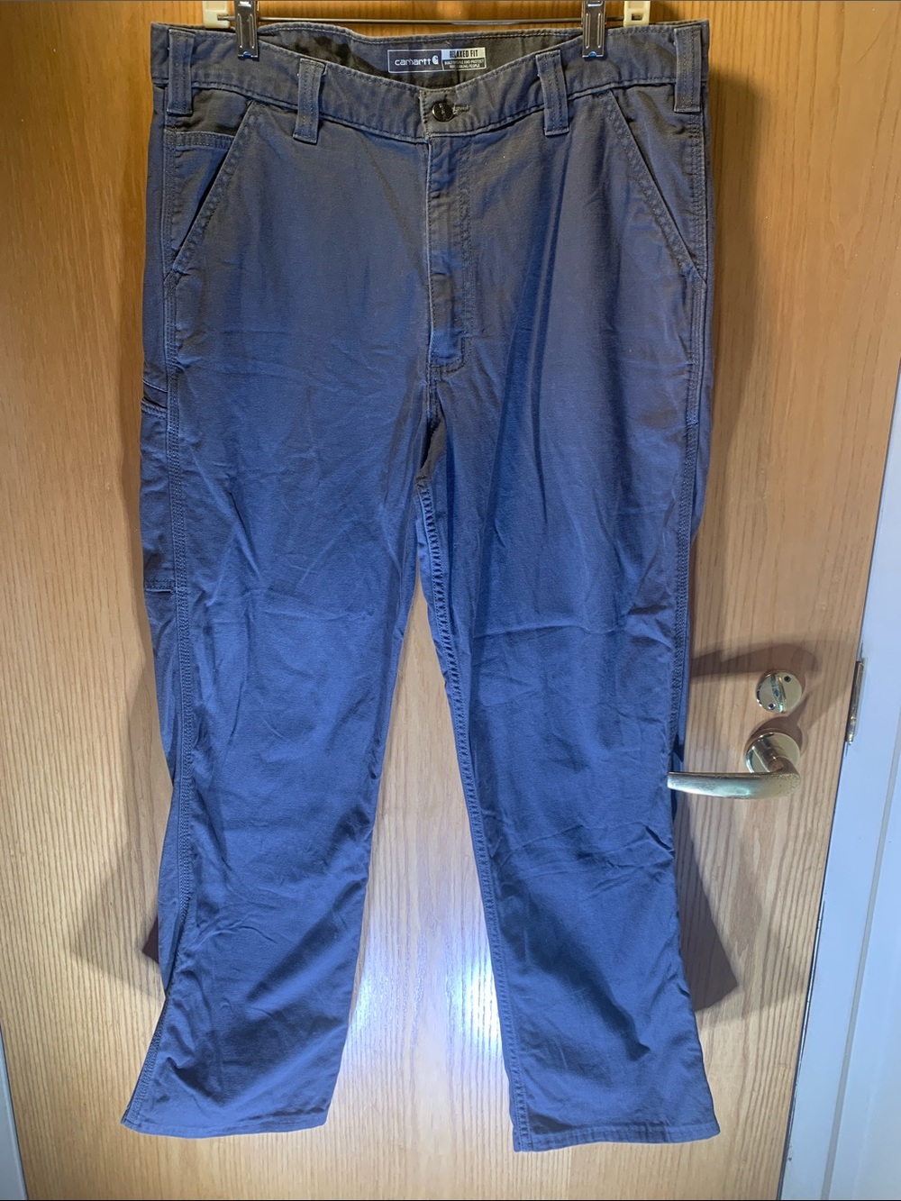 Carhartt Men's Dark Navy Relaxed Fit Straight-Leg Chinos - 36 x 34